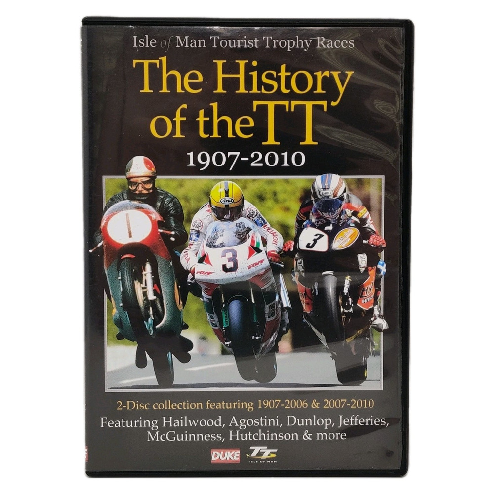 The History of the TT 2Disc DVD 1907-2010 Tourist Trophy Race Racing Motorsports